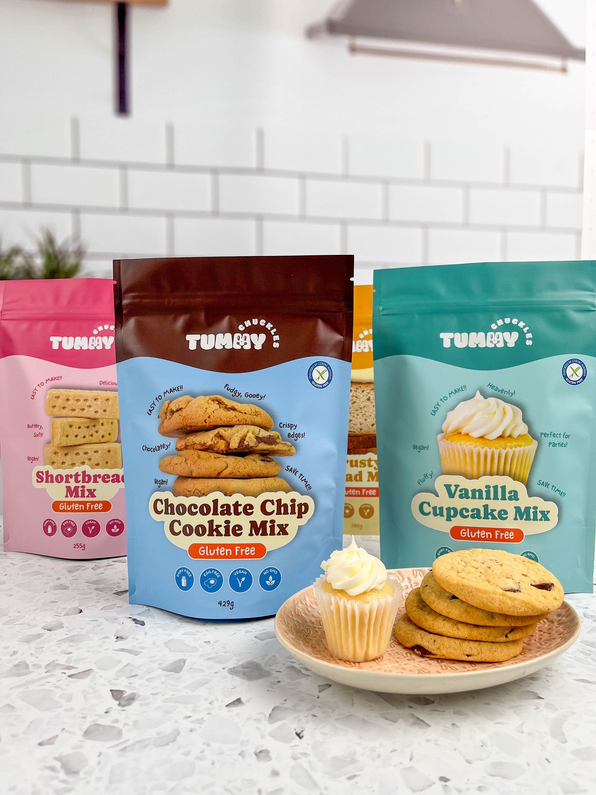 Tummy Chuckles Pre-Launch Bake Mixes