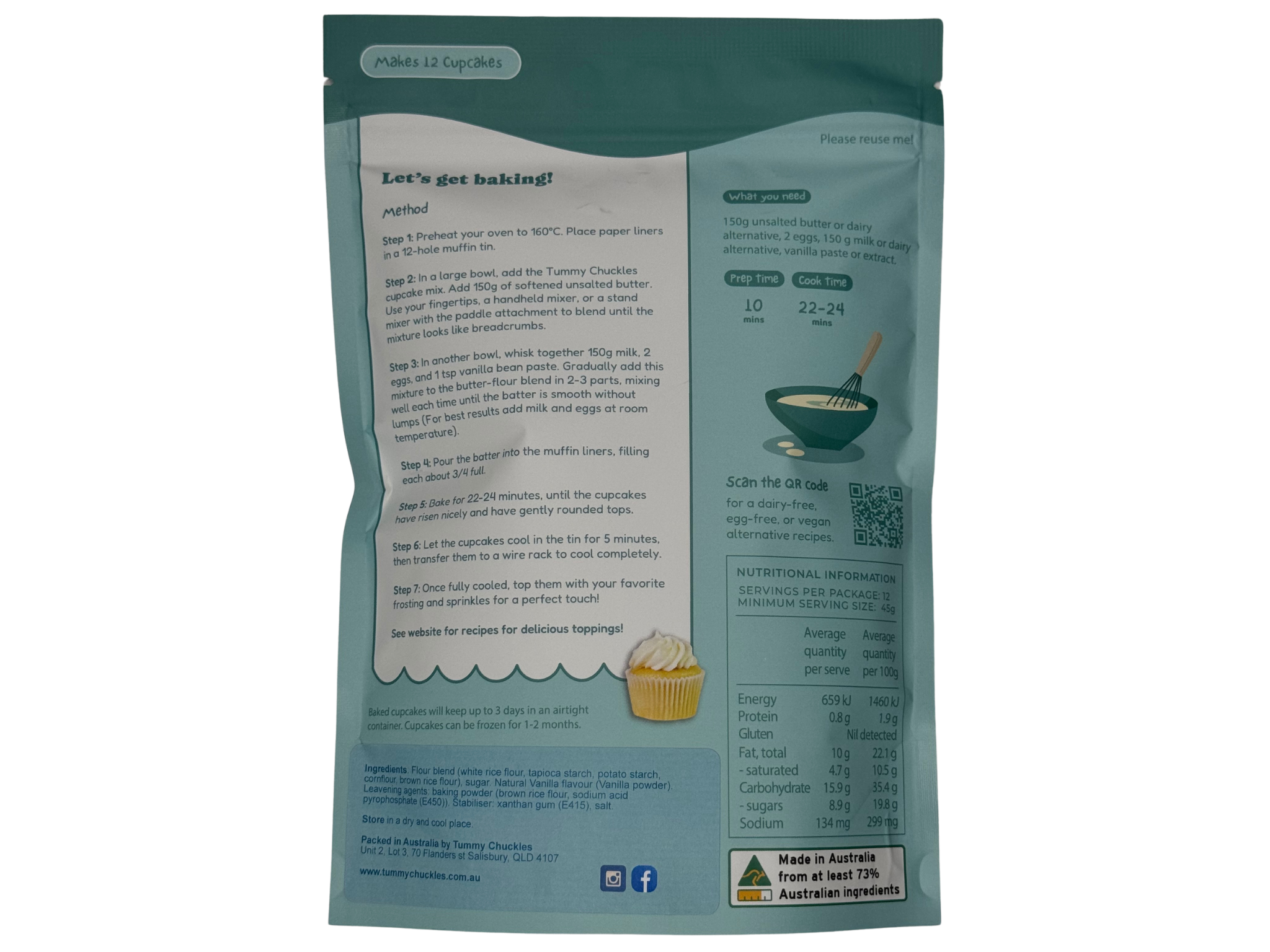 Starter Smile Pack – 3 Best-Selling Gluten-Free Bake Mixes