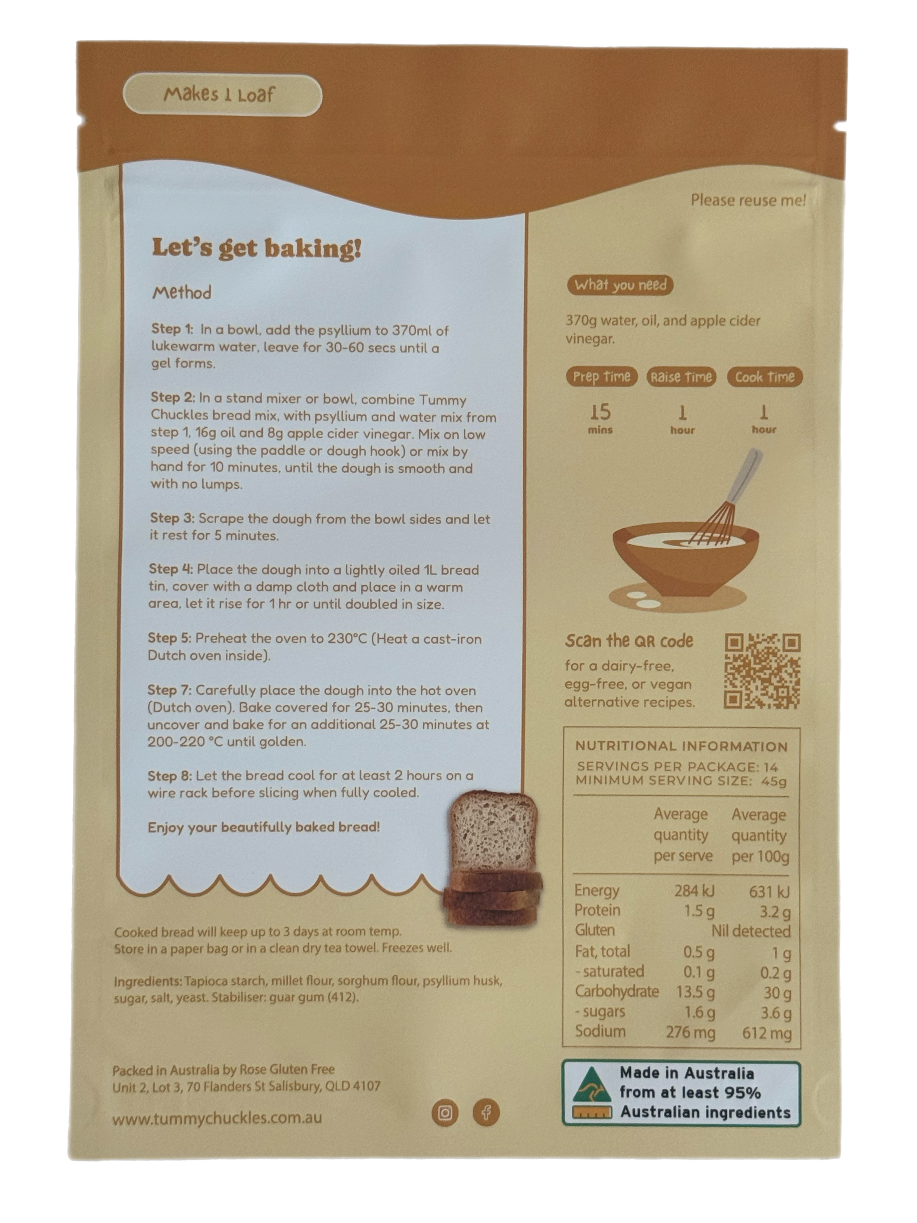 Starter Smile Pack – 3 Best-Selling Gluten-Free Bake Mixes