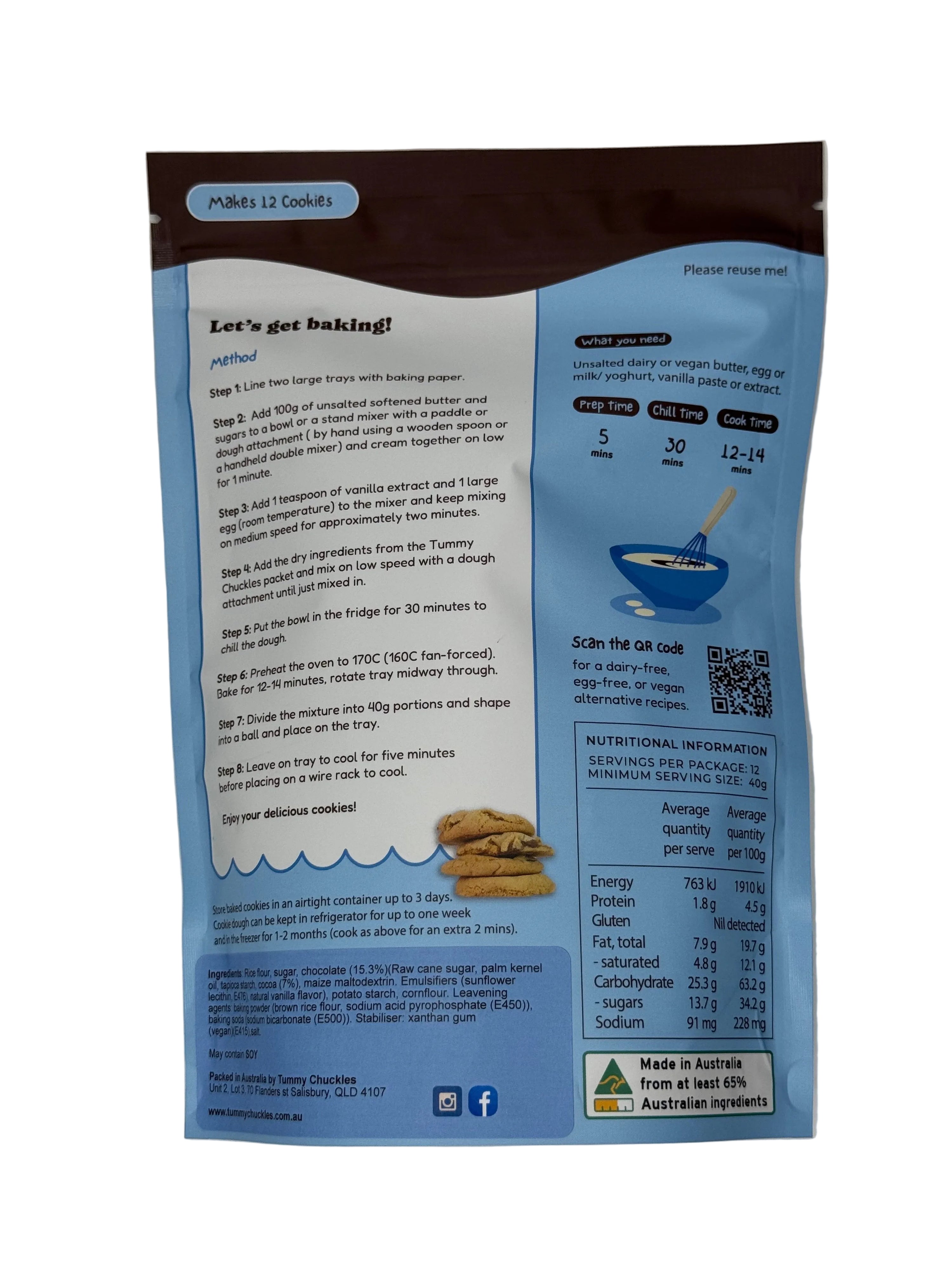 Chocolate Chip Cookie Mix